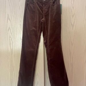 Wild Fable Brown Mid-Rise Corduroy Flare Pants